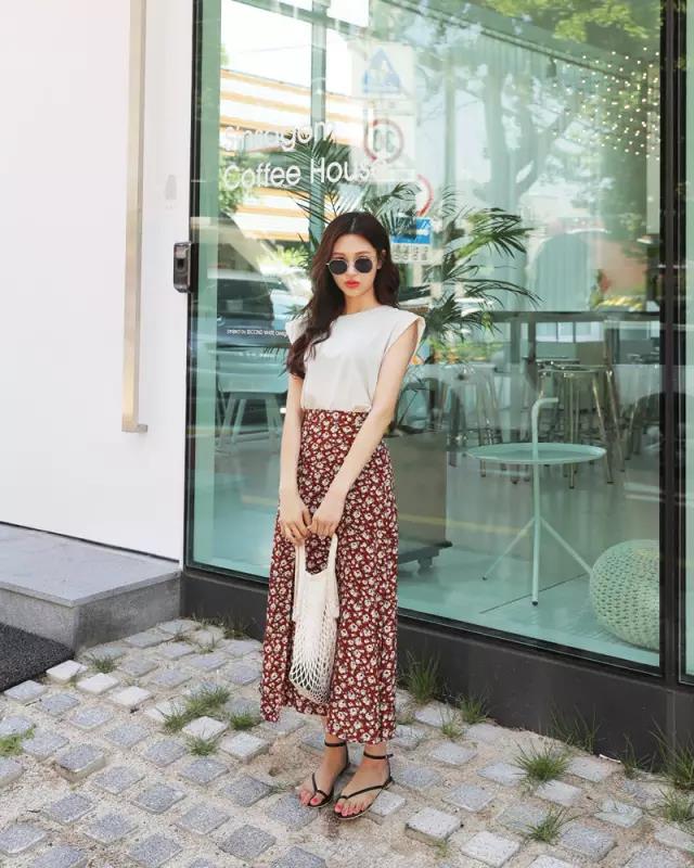 碎花半身裙 碎花半身裙