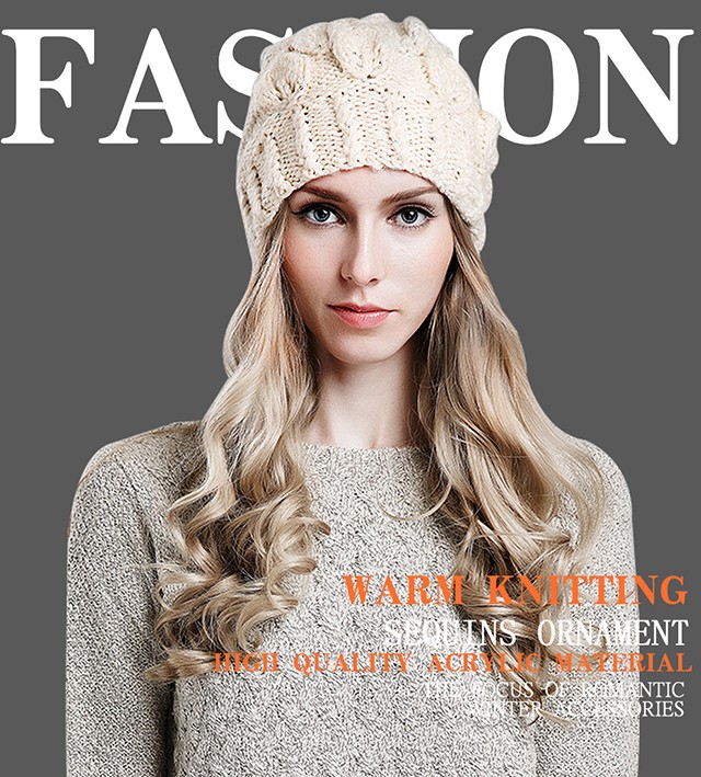 秋冬保暖又時髦，一頂針織帽就足夠！