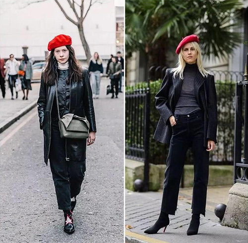 冬天穿大衣戴上這3款帽子，想不美都難！